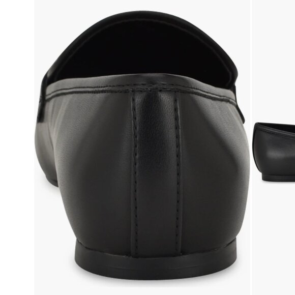 Nine West Women's Black Base Crystal Embellished Bit Slip-on Loafer Size 8M - Picture 3 of 7